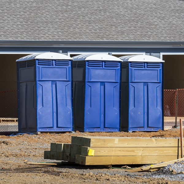 how often are the portable restrooms cleaned and serviced during a rental period in Cutten California